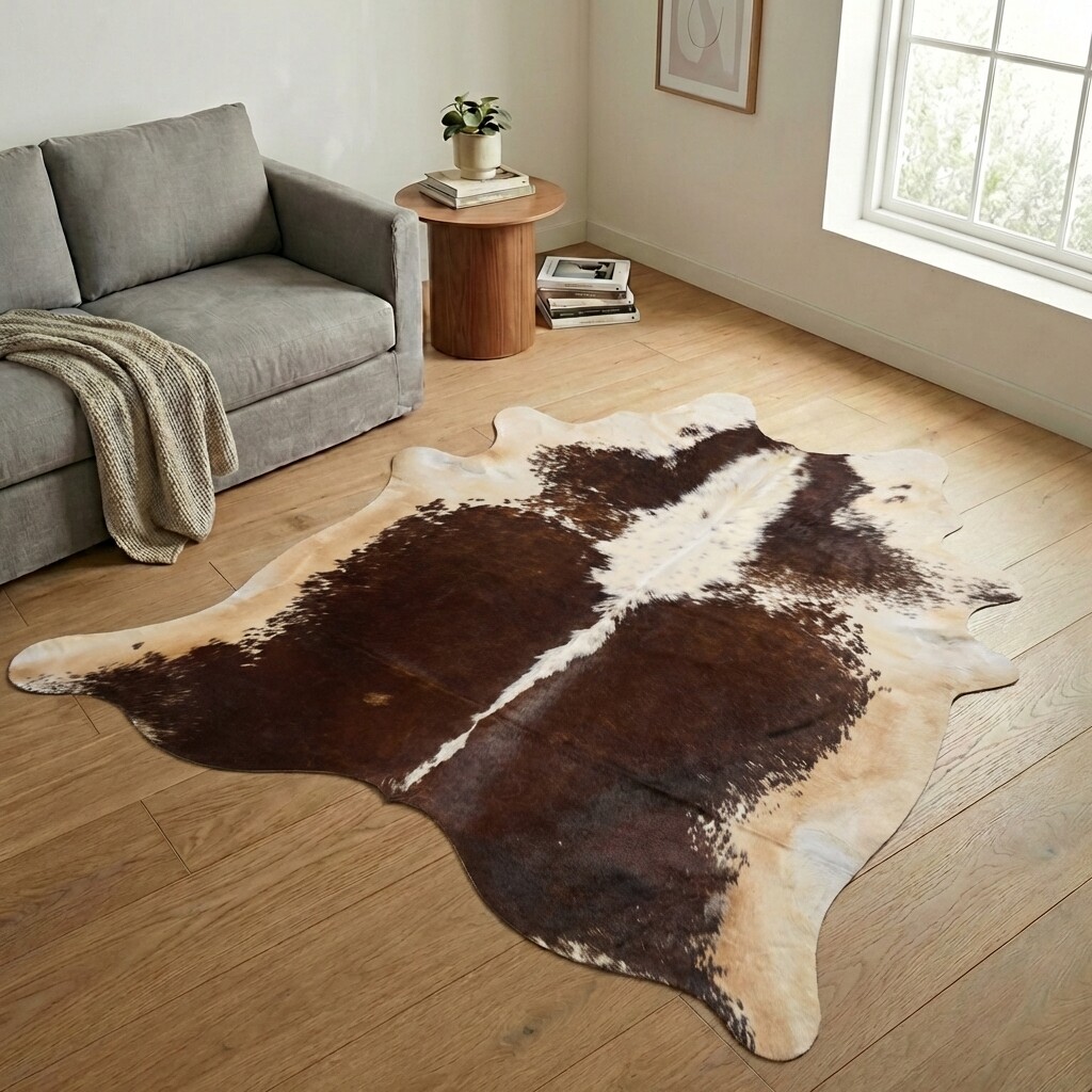 Kuhfell-Teppich 241x216 cm - Bild 1