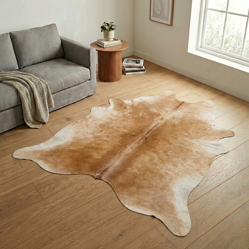 Kuhfell-Teppich 254x224 cm - Bild 1