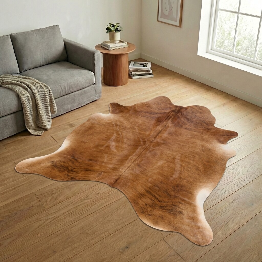 Kuhfell-Teppich 230x226 cm - Bild 1