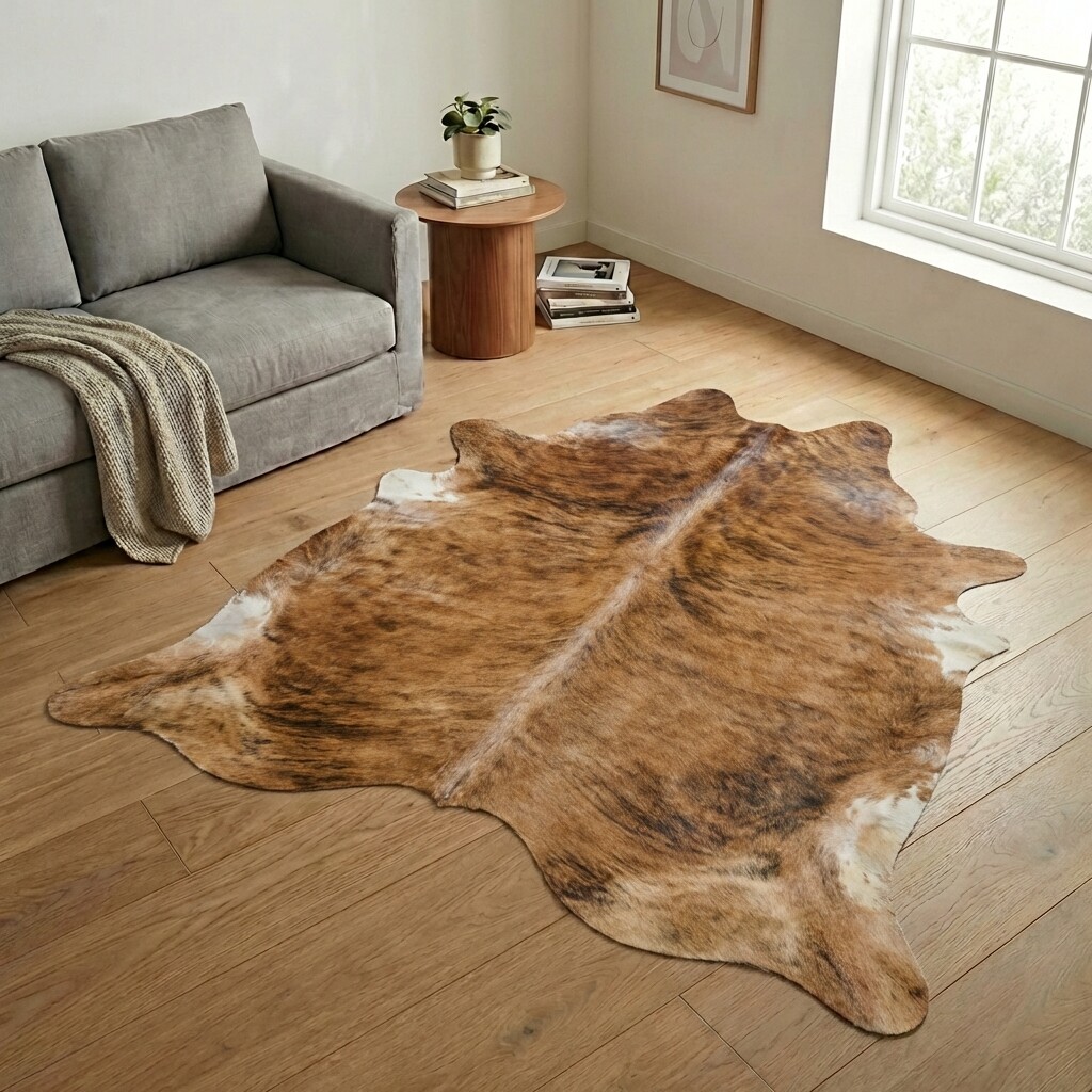 Kuhfell-Teppich 241x224 cm - Bild 1